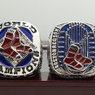 Boston Red Sox set 2 PCS 2007 2013 world series Championship Ring 8-14S wooden case