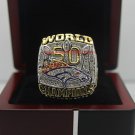 On sale order 2015 Denver Broncos super bowl  Rings 8-14S  for Manning with cherry wooden case