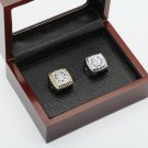 One Set(2pcs) 2006 2009 INDIANAPOLIS COLTS Championship Ring 10-13S with wooden case