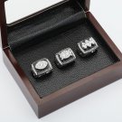 One Set 3PCS 1976 1980 1983 Oakland Raiders Championship Ring 10-13 Size +box