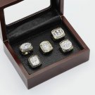 One set 5PCS 1981 1984 1988 1989 1994 San Francisco 49ers championship rings 10-13 size+box