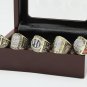 One set 5PCS 1981 1984 1988 1989 1994 San Francisco 49ers championship rings 10-13 size+box