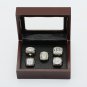 One set 5PCS 1981 1984 1988 1989 1994 San Francisco 49ers championship rings 10-13 size+box
