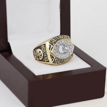 1981 San Francisco 49ers super bowl Championship Ring 10-13 Size With wooden box