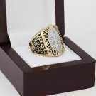 1989 San Francisco 49ers super bowl Championship Ring 10-13 Size with a wooden case