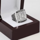 2007 New York Giants super bowl Championship Ring 10-13 Size with a nice wooden case
