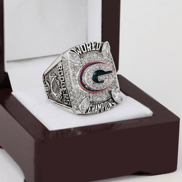 2010 Green bay packers super bowl Championship Ring 10-13 Size With wooden box