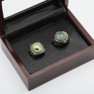 2PCS 1974 1989 OAKLAND ATHLETICS World Series Championship Ring Size 10-13 With a nice wooden case