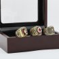 3PCS 1975 1976 1990 CINCINNATI REDS World Series Championship Ring Size 10-13 With wooden case
