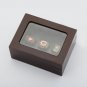3PCS 1975 1976 1990 CINCINNATI REDS World Series Championship Ring Size 10-13 With wooden case