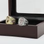 2PCS 1980 2008 PHILADELPHIA PHILLIES World Series Championship Ring Size 10-13 With wooden case