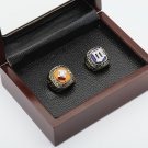 2PCS 1987 1991 MINNESOTA TWINS World Series Championship Ring Size 10-13 With wooden case