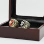 2PCS 1987 1991 MINNESOTA TWINS World Series Championship Ring Size 10-13 With wooden case