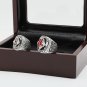 2PCS 2004 2007 BOSTON RED SOX World Series Championship Ring Size 10-13 With wooden case