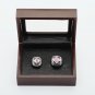 2PCS 2004 2007 BOSTON RED SOX World Series Championship Ring Size 10-13 With wooden case