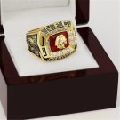 1972 Washington Redskins NFC Football Championship Ring Size 10-13 With a nice wooden case