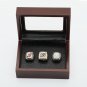 3 PCS 1995 2000 2003 New Jersey Devils Hockey Championship Ring Size 10-13 +wooden case