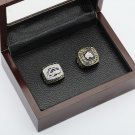 2PCS 1996 2001 COLORADO AVALANCHE Hockey Championship Ring Size 10-13 With a nice wooden case