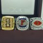 One Set 3 PCS 2008 Florida Gators BCS SEC and National championship ring 8-14 size