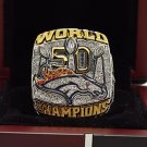 On sale order 2015 Denver Broncos super bowl  Rings 9 Size copper solid Miller Name