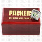 Team Logo wooden case 2010 Green bay packers super bowl Ring 10-13 Size to choose