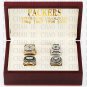 Team Logo wooden case 4PCS one set 1966 1967 1996 2010 Green bay packers super bowl Ring 10-13 Size