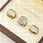 Team Logo wooden case One Set 3 PCS 1997 1998 2015 Denver Broncos super bowl Rings 10-13 Size