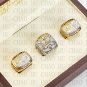 Team Logo wooden case One Set 3 PCS 1997 1998 2015 Denver Broncos super bowl Rings 10-13 Size