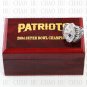 Team Logo wooden case 2004 New Eangland Patriots super bowl Ring 10-13 Size to choose