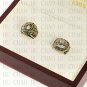 One Set 2 PCS 1970 1983 BALTIMORE ORIOLES MLB Championship Ring 10-13 Size with Logo wooden box