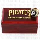 1979 PITTSBURGH PIRATES MLB Championship Ring 10-13 Size with Logo wooden box