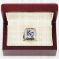 2015 Kansas City Royals MLB Championship Ring 10-13 Size with Logo wooden box