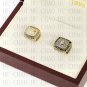 One Set 2 PCS 1992 1993 TORONTO BLUE JAYS MLB Championship Ring 10-13 Size with Logo wooden box