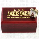 2002 LOS ANGELES ANGELS MLB Championship Ring 10-13 Size with Logo wooden box