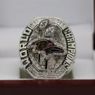 2012 Baltimore Ravens super bowl Championship Ring 8-14 Size With wooden box