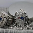 One Set 2016 2017 New England Patriots super bowl championship ring and Necklace