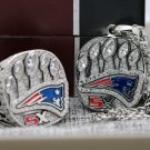 One Set 2016 2017 New England Patriots NFL championship ring and Necklace with steel Chain
