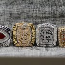 One Set 4 PCS 2013 FLORIDA STATE FSU SEMINOLES NATIONAL CHAMPIONSHIP RING 8-14S