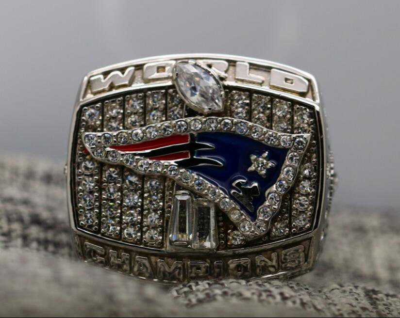 2001 New England Patriots super bowl championship ring 8-14S in stock ...