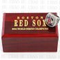 2004 Boston Red Sox MLB Championship Ring 10-13 Size with Logo wooden box