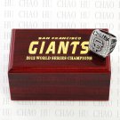 2012 San Francisco Giants MLB Championship Ring 10-13 Size with Logo wooden box
