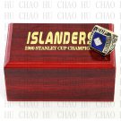 1980 New York Islanders NHL Hockey Championship Ring 10-13 Size with Logo wooden box