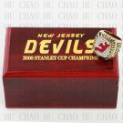 2000 New Jersey Devils NHL Hockey Championship Ring 10-13 Size with Logo wooden box