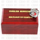2006 Carolina Hurricanes NHL Hockey Championship Ring 10-13 Size with Logo wooden box