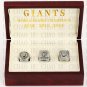 Set 3 pcs 2010 2012 2014 San Francisco Giants MLB Championship Ring 10-13S +Logo wooden box