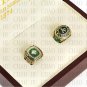 2PCS Sets 1974 1989 OAKLAND ATHLETICS MLB Championship Ring 10-13 Size with Logo wooden box