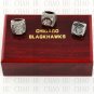 3pcs Set 2010 2013 2015 Chicago Blackhawks Hockey championship Rings 10-13S+ Logo wooden box