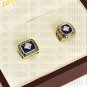 2PCS Sets 1981 1988 LOS ANGELES DODGERS MLB Championship Ring 10-13 Size with Logo wooden box