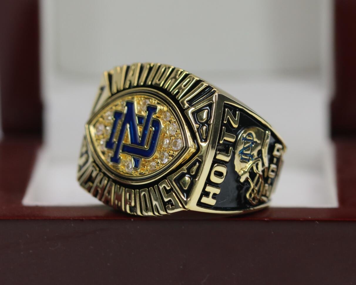 1988 Notre Dame Fighting Irish Football NCAA National championship ring ...