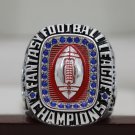 2017 FANTASY FOOTBALL FFL Championship Ring 8-14S copper RED SILVER AND BLUE